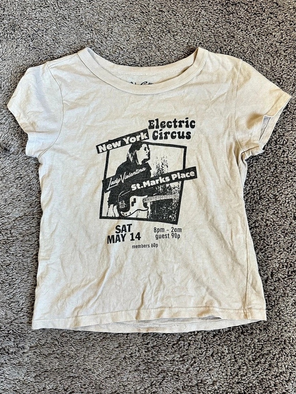 John Galt Electric Circus Graphic Baby Tee